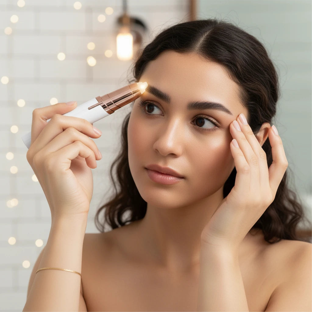 Depiladora facial de precisión con LED