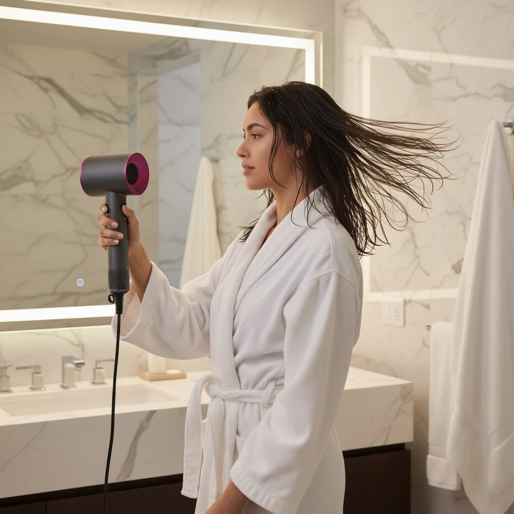 Secador de pelo profesional con cabezales imantados